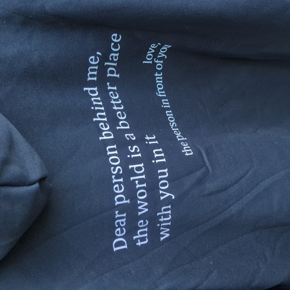 Women's Black Hoodie with Motivational Print - Size 3X NWT - Picture 4 of 5